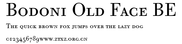 Bodoni Old Face BE.ttf