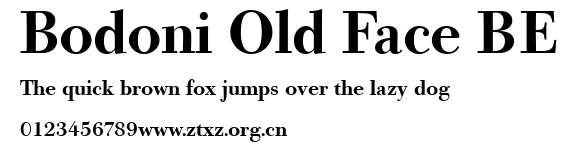 Bodoni Old Face BE.ttf