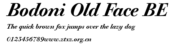 Bodoni Old Face BE.ttf
