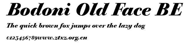 Bodoni Old Face BE.ttf