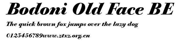 Bodoni Old Face BE.ttf