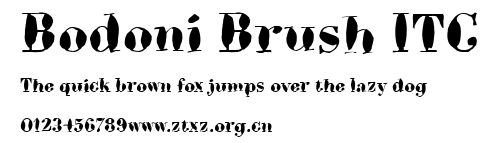Bodoni Brush ITC.ttf