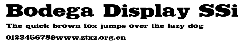 Bodega Display SSi.ttf