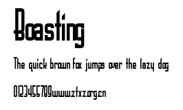 Boasting.ttf