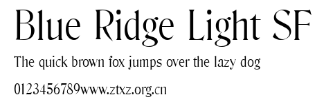 Blue Ridge Light SF.ttf