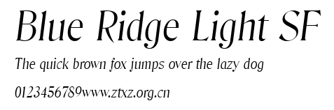 Blue Ridge Light SF.ttf