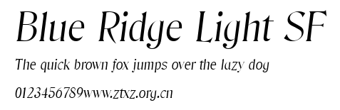 Blue Ridge Light SF.ttf