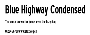 Blue Highway Condensed.ttf