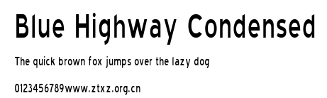 Blue Highway Condensed.ttf