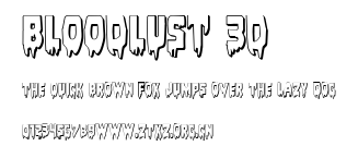 Bloodlust 3D.ttf