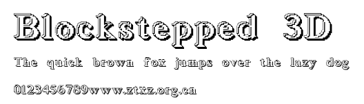Blockstepped 3D.ttf