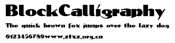 BlockCalligraphy.ttf