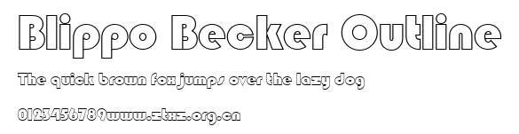 Blippo Becker Outline.ttf
