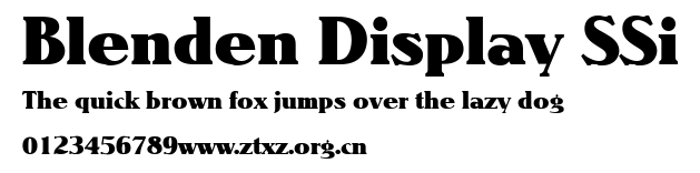 Blenden Display SSi.ttf
