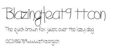 BlazingHeat9 ttcon.ttf