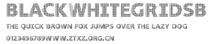 BlackWhiteGridsB.ttf