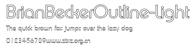 BrianBeckerOutline-Light.ttf