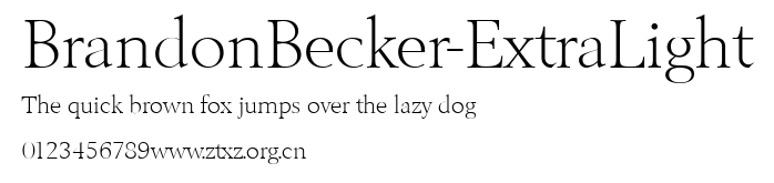 BrandonBecker-ExtraLight.ttf