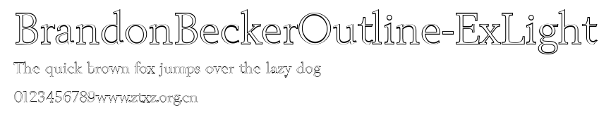 BrandonBeckerOutline-ExLight.ttf