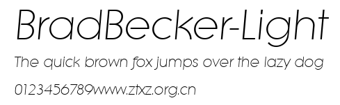 BradBecker-Light.ttf