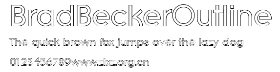 BradBeckerOutline.ttf