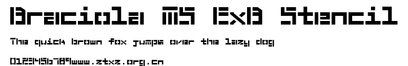 Braciola MS ExB Stencil.ttf