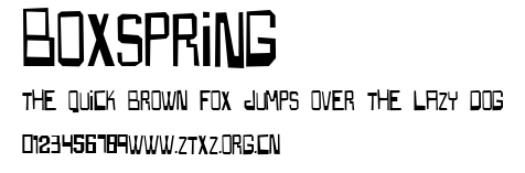 Boxspring.ttf