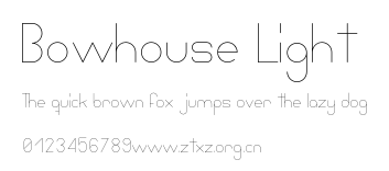 Bowhouse Light.otf