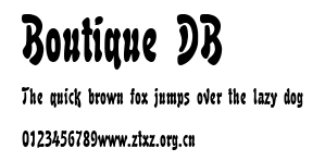 Boutique DB.ttf