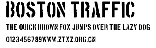 Boston Traffic.ttf