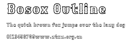 Bosox Outline.ttf