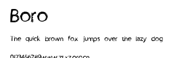Boro.ttf