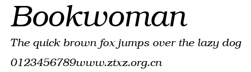 Bookwoman.ttf