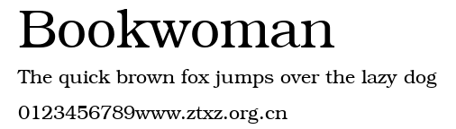 Bookwoman.ttf