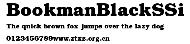 BookmanBlackSSi.ttf