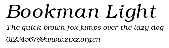 Bookman Light.ttf