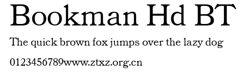 Bookman Hd BT.ttf
