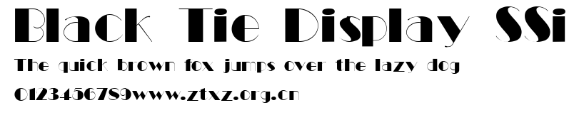 Black Tie Display SSi.ttf