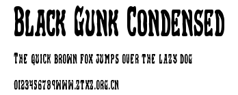 Black Gunk Condensed.ttf