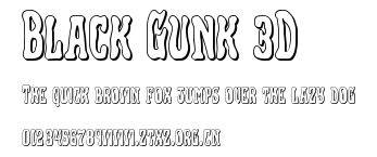 Black Gunk 3D.ttf