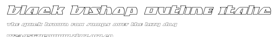 Black Bishop Outline Italic.ttf