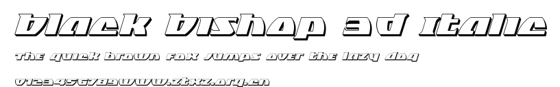 Black Bishop 3D Italic.ttf