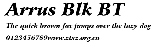 Arrus Blk BT.ttf
