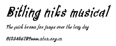 Bitling niks musical.ttf