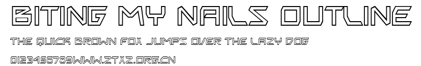 Biting My Nails Outline.ttf
