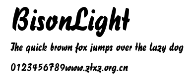 BisonLight.ttf