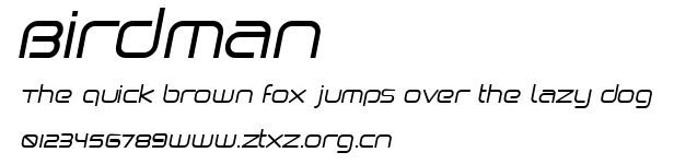 Birdman.ttf