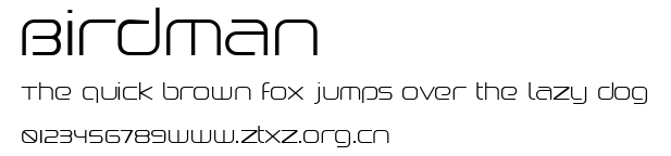 Birdman.ttf
