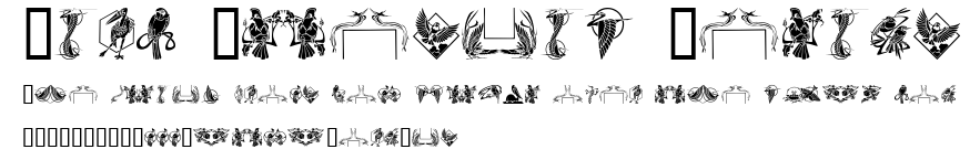 Bird Stencil Design.ttf