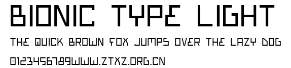 Bionic Type Light.ttf